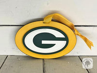 Green Bay Packers Logo Ornament - Personalizable Packers Football Team Fan Gift