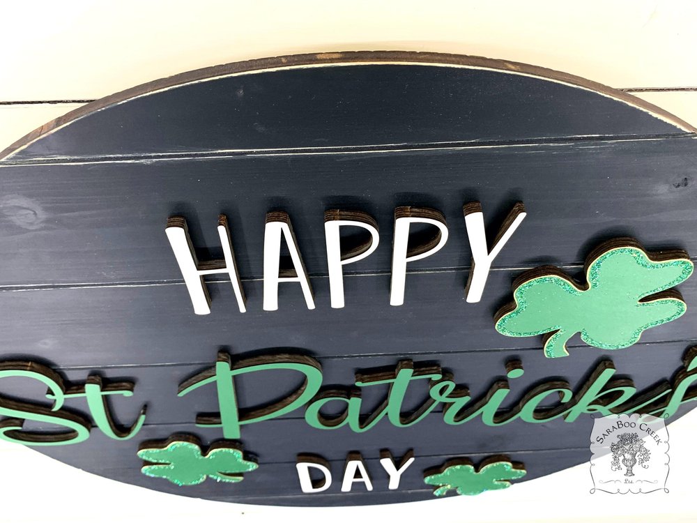 20" St. Patrick's Day Door Sign