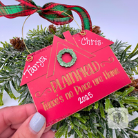 Plainfield House Christmas Ornament "There's No Place Like Home"