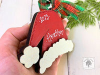 Santa Hat Ornament - Personalized Santa's Cap Gift