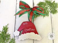 Santa Hat Ornament - Personalized Santa's Cap Gift