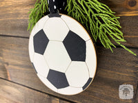 Soccer Ornament - Personalized Soccer Ball Christmas Ornament for Boy or Girl