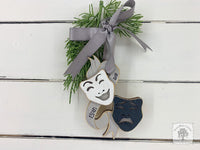 Theater Ornament - Personalized Drama Mask Gift