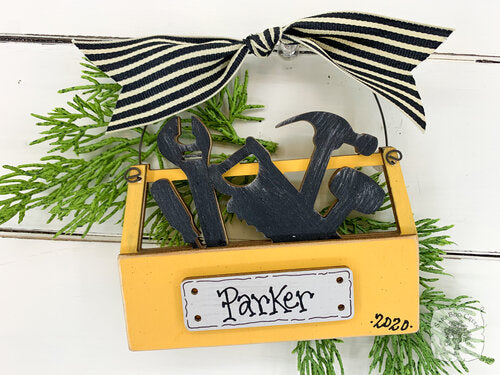 Toolbox Ornament - Personalized Tool Box Ornament