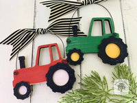 Tractor Ornament - Personalized Farm Christmas Ornament