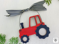 Tractor Ornament - Personalized Farm Christmas Ornament