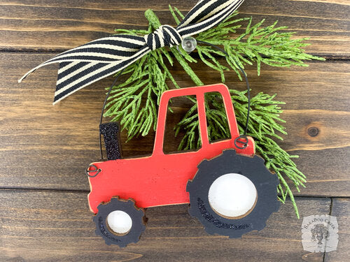 Tractor Ornament - Personalized Farm Christmas Ornament