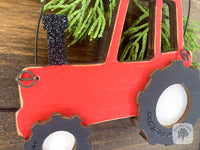 Tractor Ornament - Personalized Farm Christmas Ornament