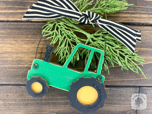 Tractor Ornament - Personalized Farm Christmas Ornament