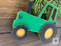 Tractor Ornament - Personalized Farm Christmas Ornament