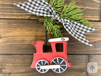 Train Ornament - Cute Vintage Train Personalized Christmas Ornament