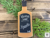 Whiskey Bottle Ornament - Personalized Whiskey Lover Ornament