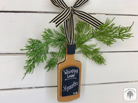 Whiskey Bottle Ornament - Personalized Whiskey Lover Ornament