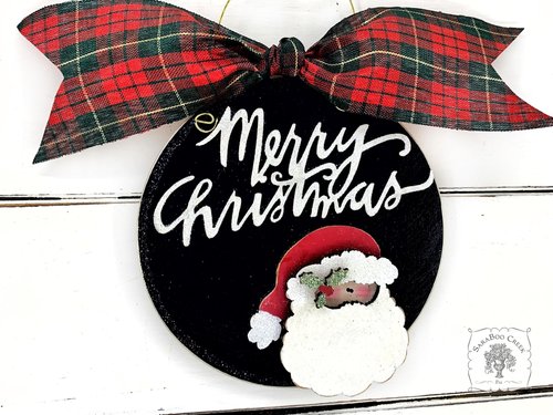 Santa Claus "Merry Christmas" Ornament