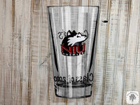 Hand Painted Glasses - Custom School Drinkware; Personalized Grad Gift