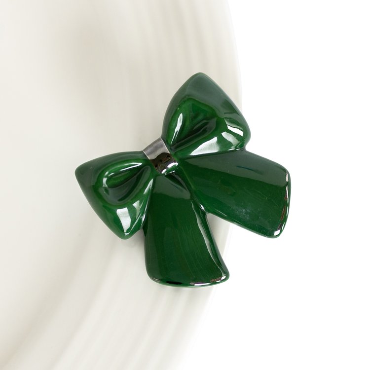 Nora Fleming Green Bow Mini