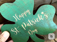 Rustic Shamrock Sitters