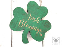 Rustic Shamrock Sitters